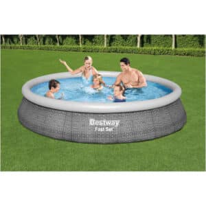 Piscina gonflabila Bestway Fast Set, pompa filtrare, 3.96m x 84 cm, 7340 litri